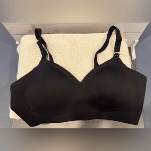 NEW Momcozy Seamless Nursing Bra Size 3XL Black